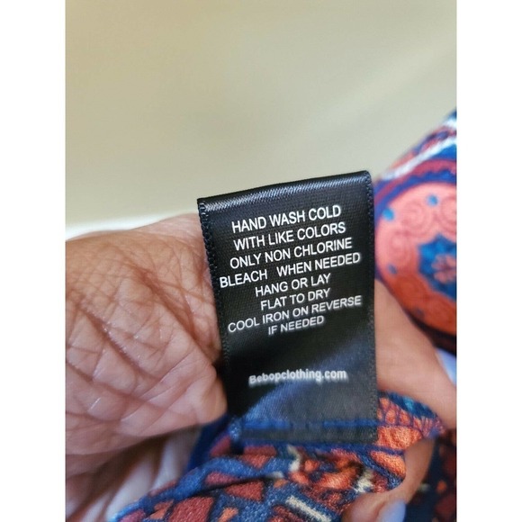 BeBop XL Mini Shift Dress Geometric Print Pullover - Picture 8 of 16